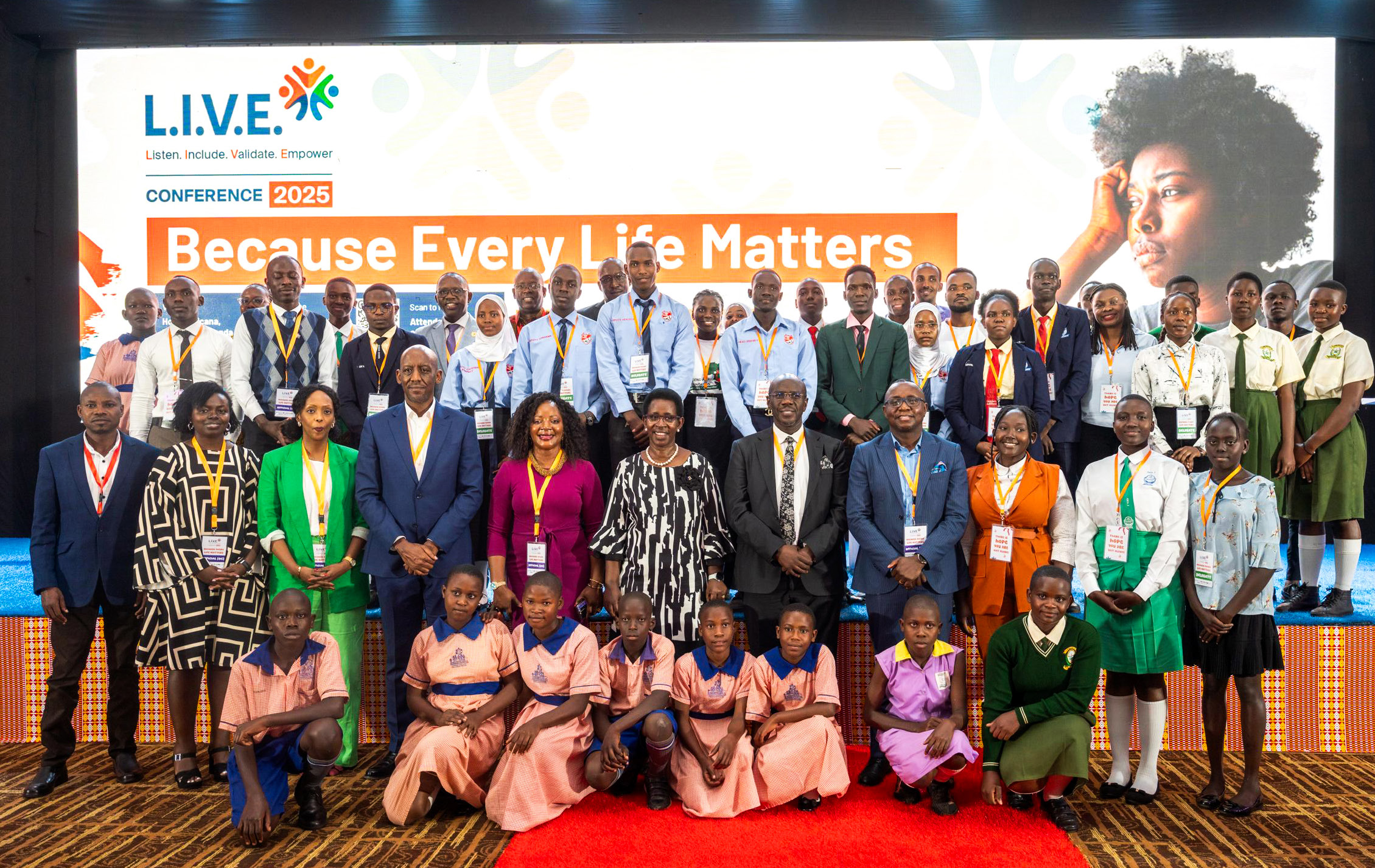 Participants and speakers at the 2025 L.I.V.E Uganda conference